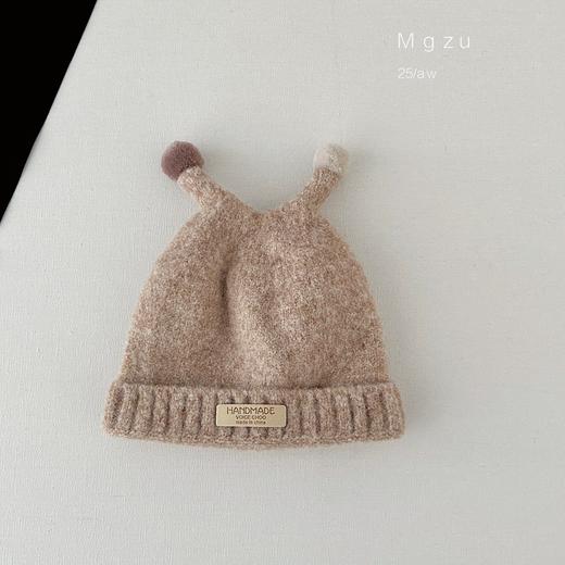 【好看又保暖❗️宝宝冬季帽子】冬天毛线帽韩版可爱超萌触角针织帽小月龄保暖加厚套头帽。re 商品图9