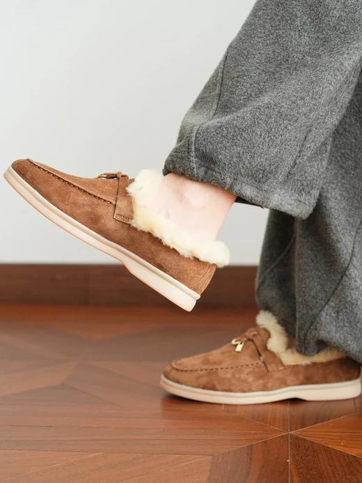 皮毛一体流苏乐福鞋 A-5606 商品图2