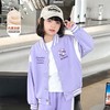 贝田2024新款女童夹棉加厚棒球服秋冬款儿童外套洋气大童冬季衣服 商品缩略图1