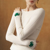 【林栖设计小店】福袖流光|无缝毛衣恭王府联名2026早春新款上衣女1961008 商品缩略图7
