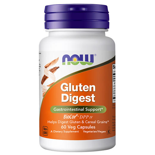 NOW诺奥谷蛋白消化酶60粒/瓶美国原装进口 商品图3