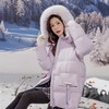 新国标90白鸭绒加肥加大码胖mm200斤中长款孕妇宽松羽绒服女2513 商品缩略图0