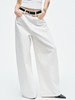 TR她热 长腿滤镜 白色水洗复古休闲百搭阔腿牛仔裤长裤 商品缩略图0