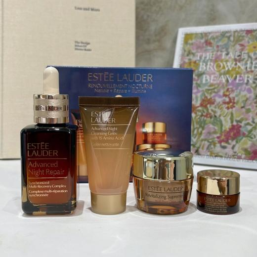 【香港仓】ESTEE LAUDER/雅诗兰黛套装小棕瓶50ml+洁面30ml+智妍面霜15ml+蓝光眼霜5ml 商品图1
