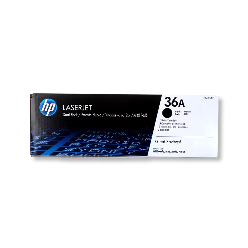 惠普（HP）CB436A黑色硒鼓 36A 适用LaserJet M1120 M1522nf P1505 P1505N