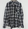 NC翻领格子单口袋长袖衬衫50723（黑） 秋季 253012100321 商品缩略图1