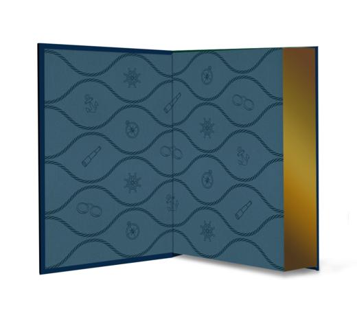 【俱乐部限定色】【限量珍藏版】《格列佛游记》进口蓝色荷兰漆布，限量编号 商品图2