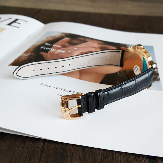 【98新（放置品）】CHORARD 萧邦161278-5005自动机械机芯日期显示40MM（男款）CLASSIC系列18K玫瑰金 021225TJ40 商品图5