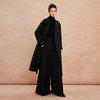 QH964斯尔丽25新款复古经典气质优雅OL风百搭显瘦松弛感长款大衣 商品缩略图3