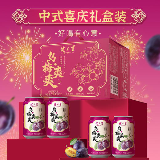 健力宝山楂爽爽/乌梅爽爽汽水330ml罐装 商品图4
