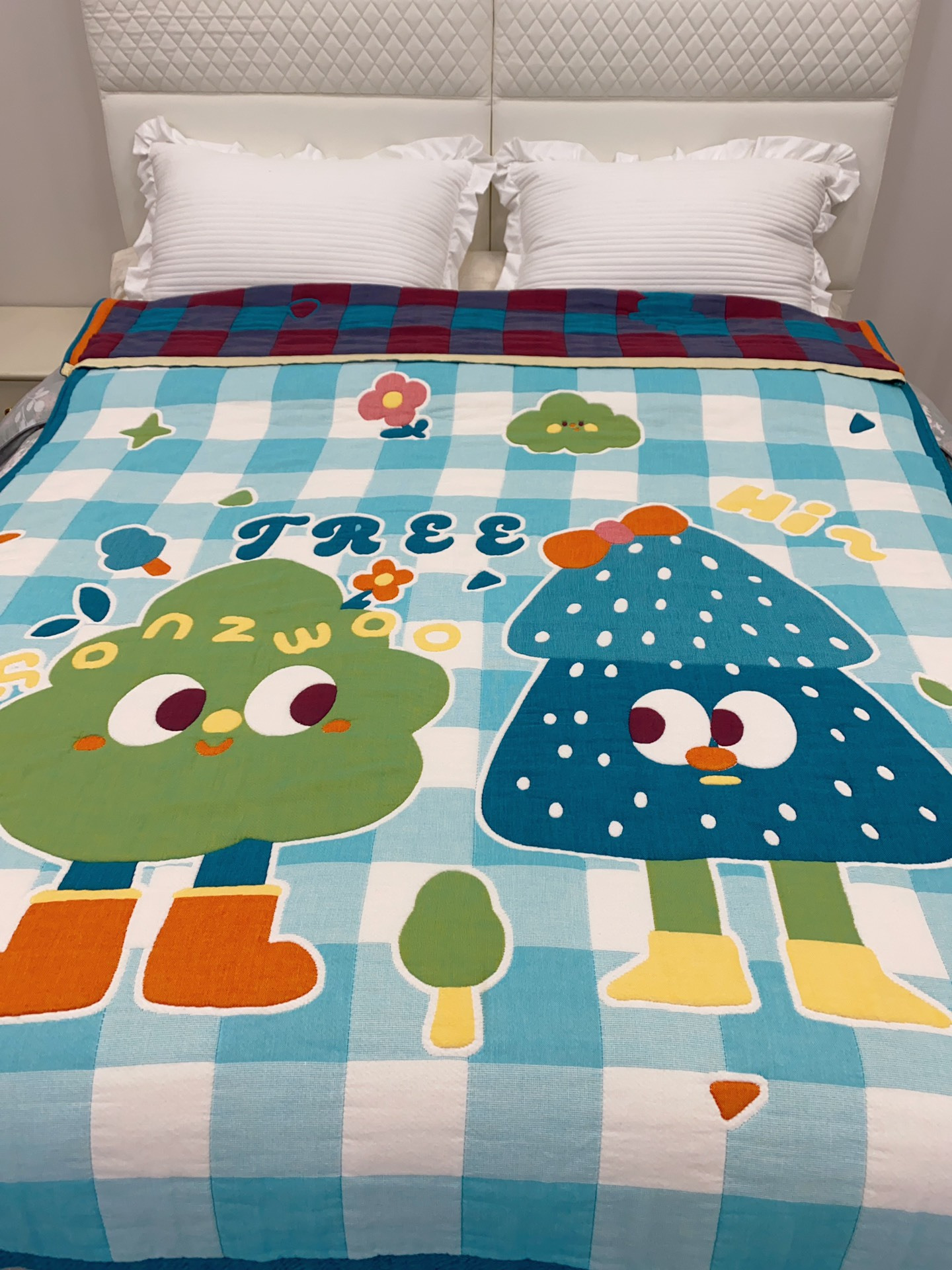 松植屋全棉大号超柔十层纱布盖毯 空调毯子 新疆棉柔软亲肤全棉 A类母婴标准