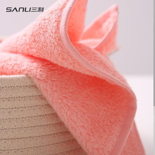 三利毛巾纯棉毛巾50支长绒棉无捻毛巾情侣洗脸面巾礼品成人洗脸巾 商品图3