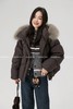 【门店同款】ENJOY冬季“暖冬软糖”连帽狐狸毛羽绒服 167695393 商品缩略图0