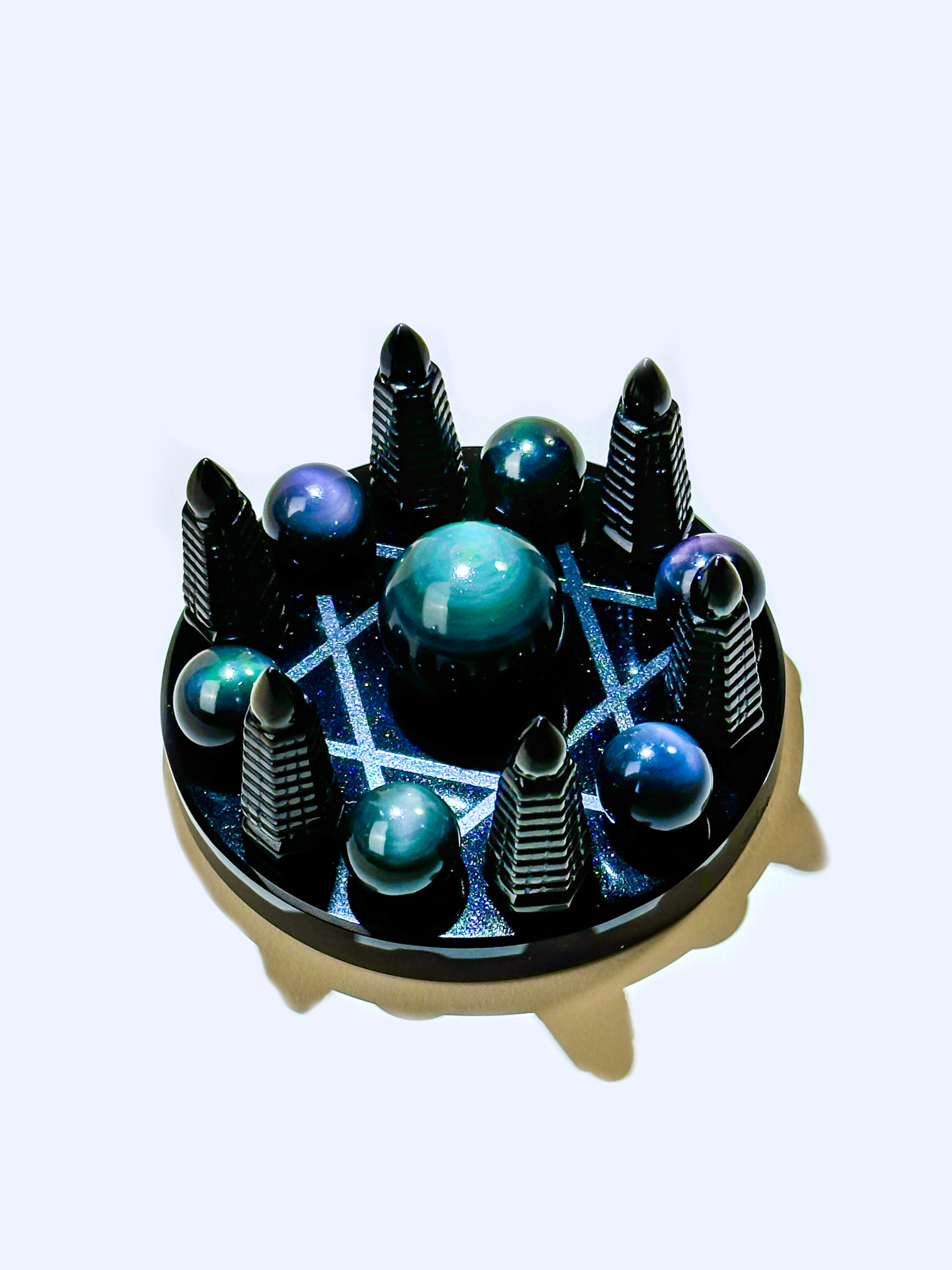 黑曜石文昌塔七星阵