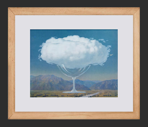 独角鹿西洋古董2010年法国巴黎Art-Lithographies出版雷内·马格利特图版签名限量彩色石版画作品《La Corde Sensible 心弦》 商品图1