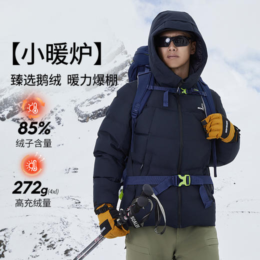 【中厚鹅绒服】SCALER/思凯乐 小暖炉秋冬男女款户外羽绒服御寒保暖外套 F6115550/F6105550 商品图1
