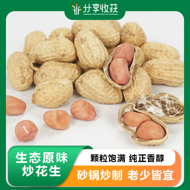 生态原味炒花生 | 颗粒饱满 纯正香醇 | 公平贸易 * Ecological original flavor fried peanuts