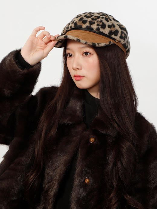 潮流拼接豹纹八角帽鸭舌帽-纪念日百货门店同款165345550 商品图3