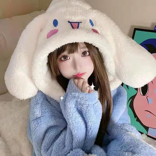 珊瑚绒睡衣女2024年新款卡通可爱秋冬季睡袍加绒套装法兰绒长款浴 商品图0