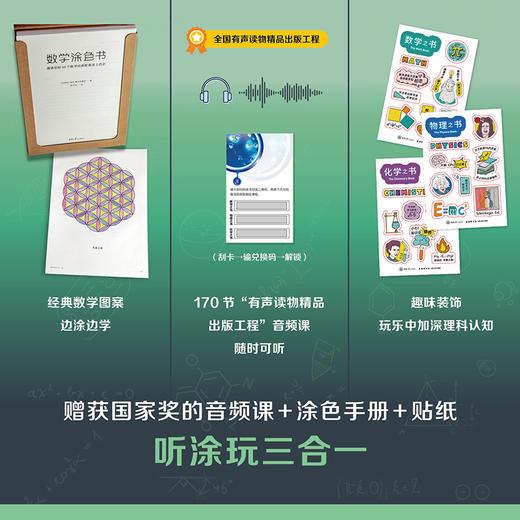 里程碑书系—学好数理化，走遍天下都不怕!（三本组）数学之书 物理之书 化学之书 商品图2
