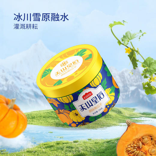 【甄选】新疆天山皇后瓜子礼盒颗粒饱满本色原味218g*6罐手提礼盒装 商品图2