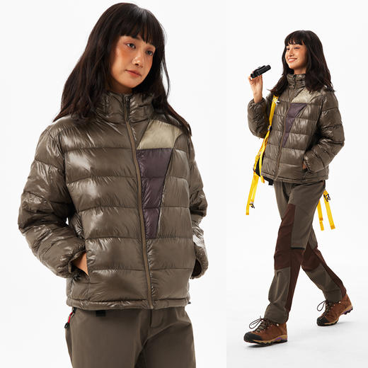 CryingCenter 石墨烯轻量化连帽外套 绗缝拼色内胆 哭喊中心 商品图0