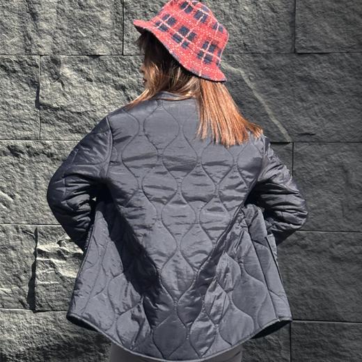 壁虎瑜伽【2512WT449】无领加绒轻薄棉衣外套【5天发货】 商品图5