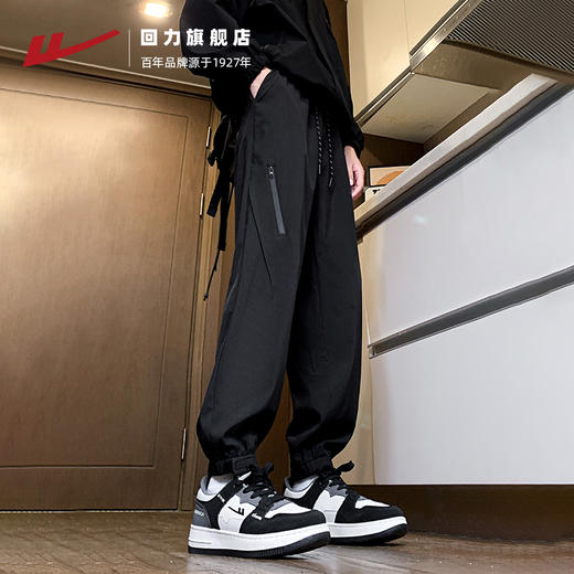 回力冲锋休闲裤子男款防泼水登山裤新款秋冬加绒运动裤户外工装裤 商品图4