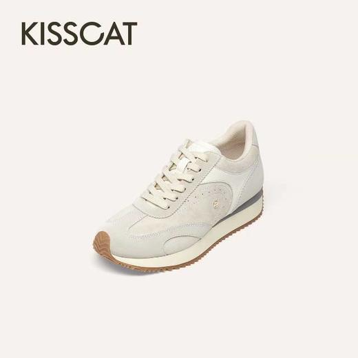 【云粉节】BF楼KISSCAT接吻猫[玛德琳]内增高德训鞋26春新阿甘鞋复古德训休闲鞋K76170A-50吊牌价1299活动价699 商品图1