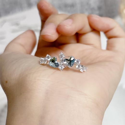 彩钻百搭银针耳圈-纪念日百货门店同款162595633 商品图4