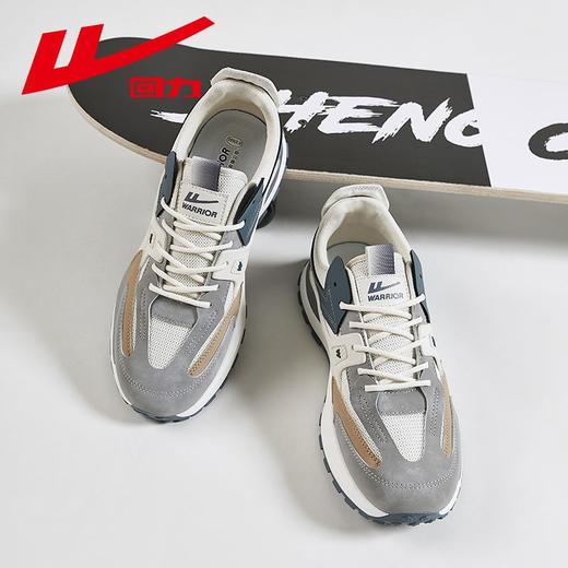 回力男鞋2025新款秋季潮流复古跑步鞋男士百搭网面休闲运动鞋男款 商品图4