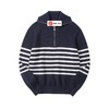 男款条纹半拉链针织毛衣la006 商品缩略图0
