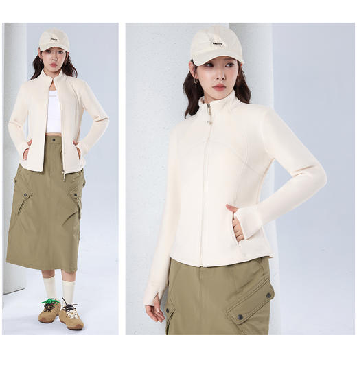 【立领修身奥利绒外套】.奥利绒锁温，暖而不肿：细腻奥利绒保暖锁温，软糯亲肤，搭配修身剪裁，温暖又利落，告别臃肿-OTFS 商品图10