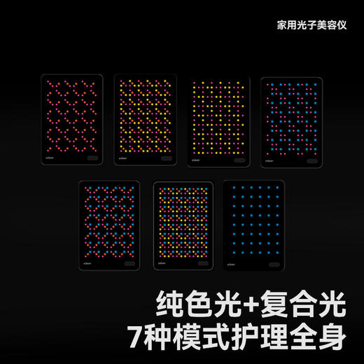 左点大排灯ZD-NFY8  搭载钻石纹聚光微透镜技术，240颗灯珠阵列排布，44重窄谱光波深入肌底，实现紧致、保湿、舒缓等多重功效。 商品图4