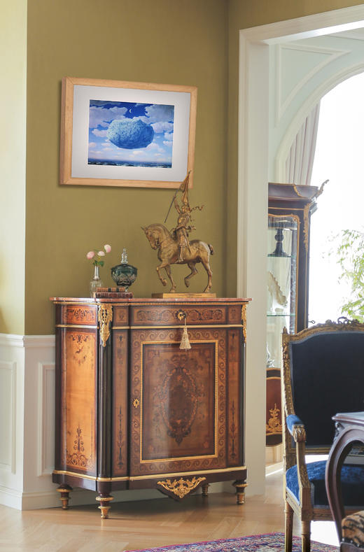 独角鹿西洋古董2010年法国巴黎Art-Lithographies出版雷内·马格利特图版签名限量彩色石版画作品《La Flèche de Zénon 泽诺之箭》 商品图0