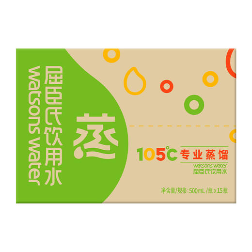 屈臣氏饮用水(蒸馏制法)500ML*15 商品图4