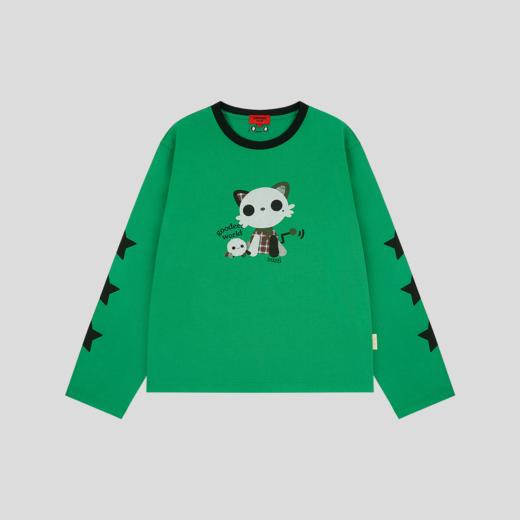 GOODBAI GOODEES 新款五角星机器小猫长袖T恤 商品图4