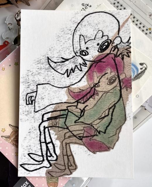 AGNELLO 阿涅罗丨铅笔稿明信片 商品图0