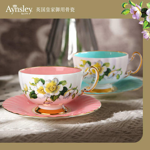 英国 Aynsley安斯丽   色釉山茱萸系列奥本一杯一碟 商品图0