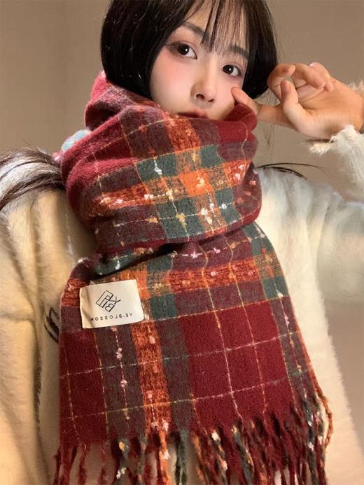 <曾小咸推荐> 韩版千鸟格氛围感围巾 日常价89/件 商品图3