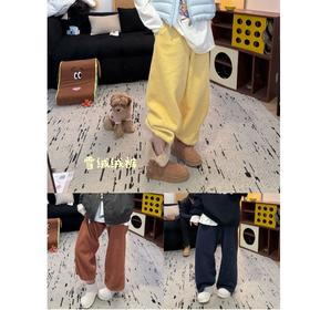 25AW上新 软软同款【雪绒绒裤】韩系简约双面绒感加厚休闲裤