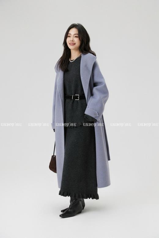 【门店同款】ENJOY冬季“暖冬知性”双排扣小立领大衣 168144041 商品图6