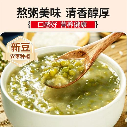 【色泽鲜亮清香醇厚❗️易煮易沙口感沙糯】农家绿豆 新货优质5斤农家绿豆粥绿豆汤杂粮笨绿豆糕。jb 商品图2