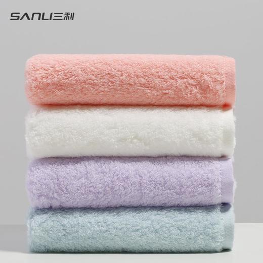 三利毛巾纯棉毛巾50支长绒棉无捻毛巾情侣洗脸面巾礼品成人洗脸巾 商品图0