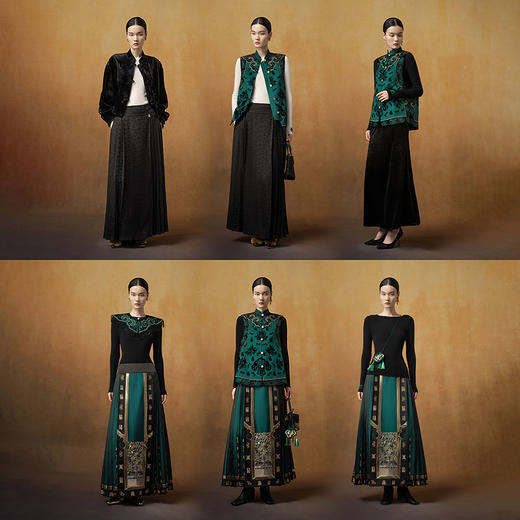 【林栖设计小店】福袖流光|无缝毛衣恭王府联名2026早春新款上衣女1961008 商品图5