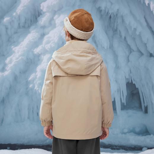 【MQD】【一衣三穿】童装男童冬装工装风羽绒服三合一儿童羽绒 商品图3