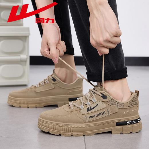 回力男鞋加绒工装鞋2025秋冬新款户外登山鞋男士厚底运动休闲鞋子 商品图6