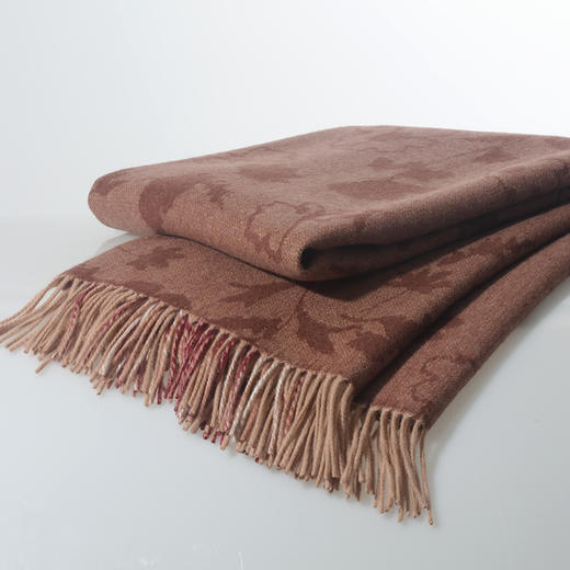 羊绒双面提花围巾  SJF97P801N 商品图5