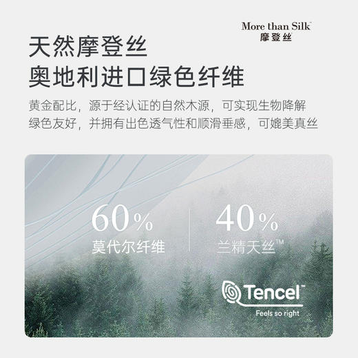 雅芳婷摩登丝睡之锦囊床笠五件套莫代尔被套薄被芯田园风套件家纺 商品图1