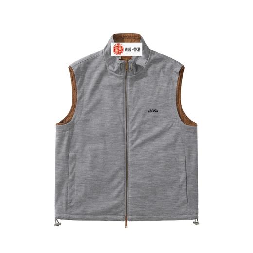 男款羊毛混纺双面马甲背心zo 商品图3